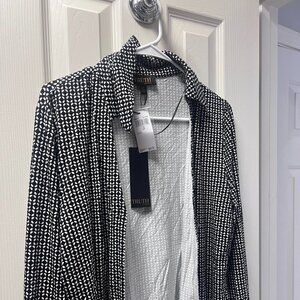 Truth Women's Long Sleeve Black and White Shirt